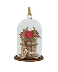 Kloche Christmas Poinsettia Hanging Ornament